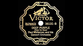 Miniatura de "1st RECORDING OF: Deep Purple - Paul Whiteman (1934)"