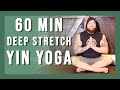 1 hour Yin Yoga Class for Flexibility - Full Body Deep Stretch