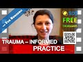 Sds thursday what is trauma informed practice trauma