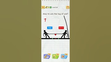 Tech gamer 13 : Draw 2 save level 65 || Help to win tug of war || #shorts #dop2gameplay #song