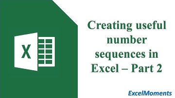 Creating useful sequences in Excel - Part 2