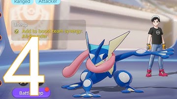 Pokemon Unite Mobile - Gameplay walkthrough Part 4(Greninja in action)