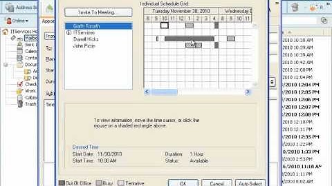 HTV - GroupWise Calender - Appoinments