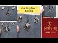Tanishq New collection diamond pendant set with price | 2023 beautiful pendant set design