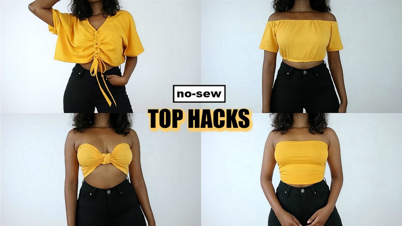 oversized t shirt hacks