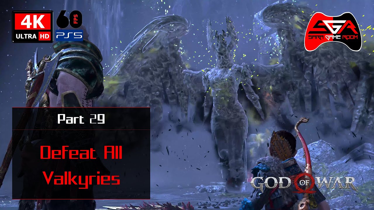 God of War (2018) Gameplay - Part 29 Defeat All Valkyries