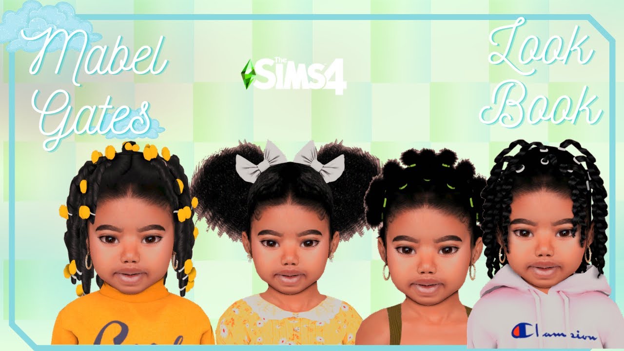 Sims 4 Cas Toddler Lookbook Cc Links And Sim Download Youtube