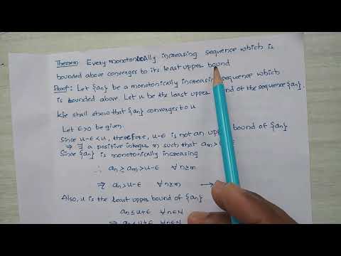 Sequences (Theorem on