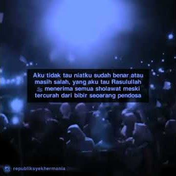 Rasulullah menerima sholawat | story wa