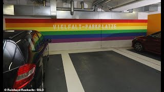 German Car Park Unveils Diversity Spaces Reserved For Lgbt Drivers Or Migrants
