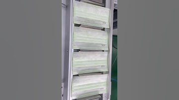 Video of medical mask making machine