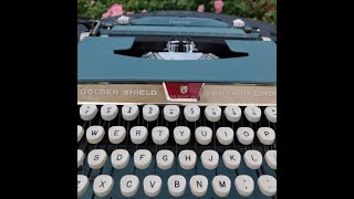 Agents of Golden Shield -  Smith Corona Courier Typewriter Review