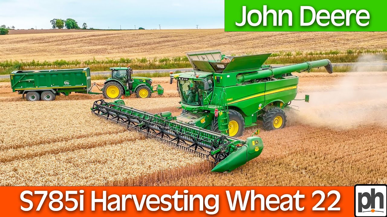 Weizen-Ernte 2019: John Deere S785i I 8370R I 6215R