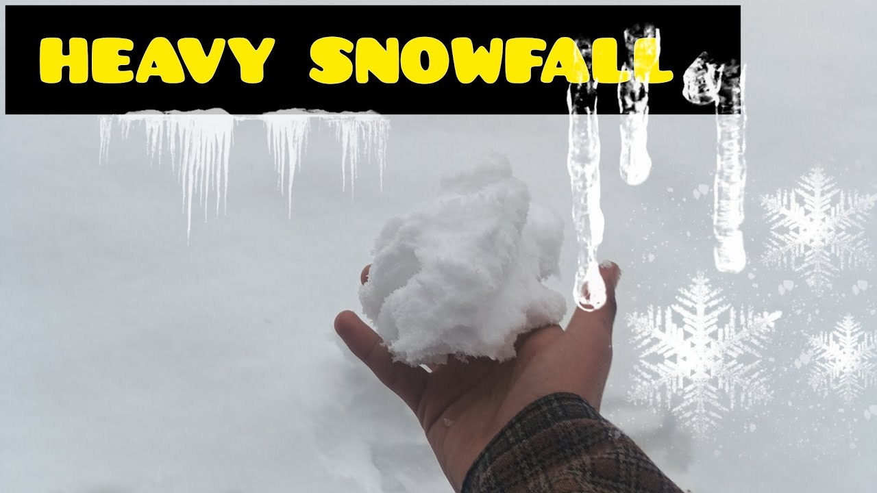 Heavy snowfall in kashmir (bayan )