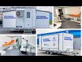 Mobile medical clinic health on wheels with rolling unit 3in1 fold out trailer mobile klinik