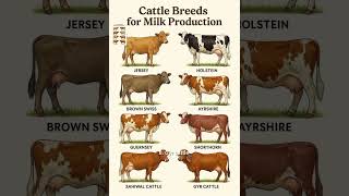 Cattle breeds for milk production