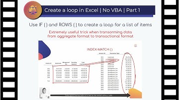 Create a Loop for a series of items in Excel | No VBA | IF & ROWS ( ) | Art of The Balance (Part 1)