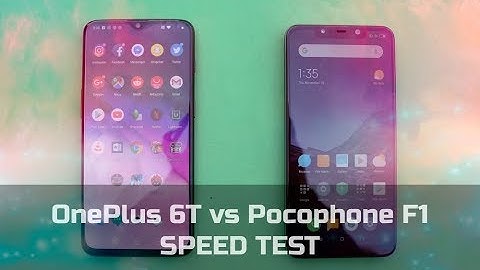 OnePlus 6T vs Pocophone F1 SPEED TEST!