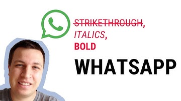 WHATSAPP - strikethrough, bold, italic, monospace