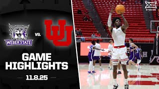 Weber State Vs. Utah Game Highlights 2025-26 Big 12 Mens Basketball