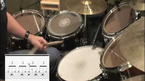 Drum Lesson: Billy Ashbaugh: 1/2 Time Shuffle