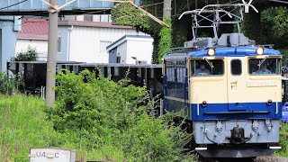 【数少ない田端のPF運用】EF65-1102号機東高島工臨砕石工9931レホキ4B(積車)浜川崎駅通過
