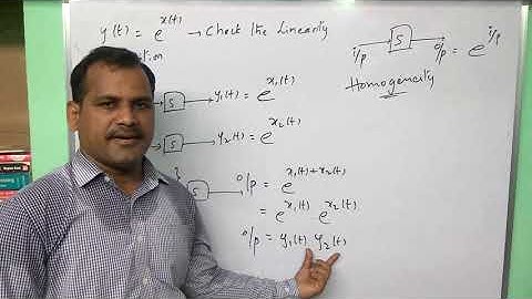 linear and non linear systems GATE practice example 3 - signals and systems