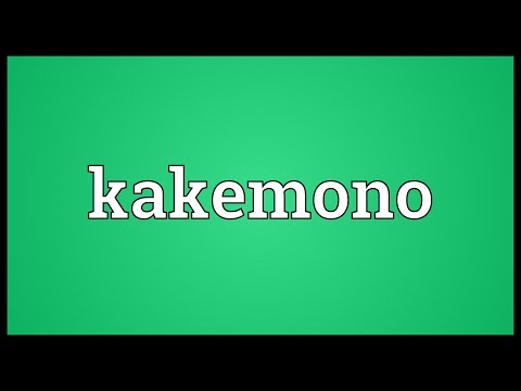 Kakemono Meaning