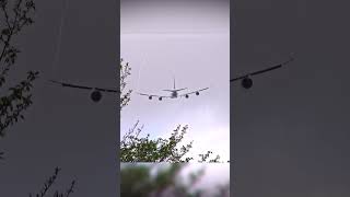 【翼端渦】Wingtip Vortices from Cathay Pacific B747 taking off from 🇯🇵Narita Airport #aviation