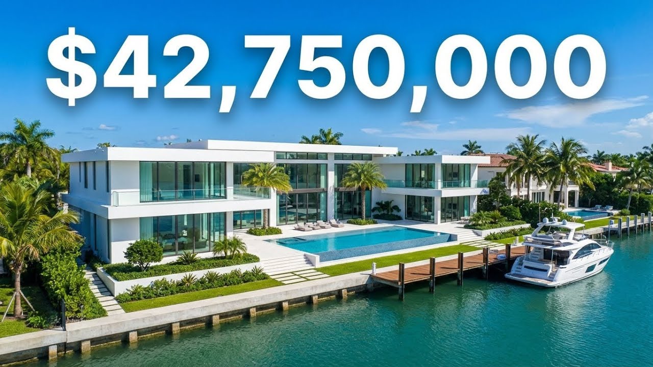 Интерьер одного из самых дорогих домов на берегу моря во Флориде