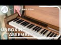 Korg poetry  unboxing  assembly digitalpianocom