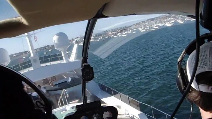 Yacht departure downtown San Diego