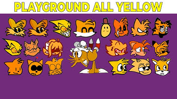 FNF Character Test | Gameplay VS My Playground | ALL Yellow Test