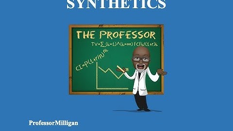 Synthetics- How to use stock options to create a security.