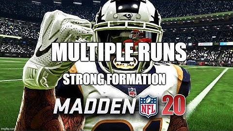 Madden 20 Glitches Cheats and Tips - Multiple Runs - Strong Formation