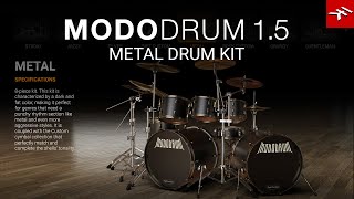 MODO DRUM 1.5 Metal drum kit  get realistic, natural and customizable drum tracks