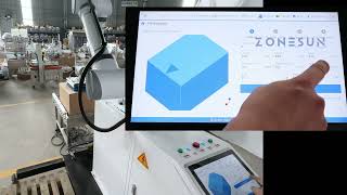 How To Quick Set ZS-MD20A Automatic Robotic Palletizer Machine