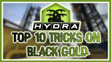 CSGO TOP 10 TRICKS ON BLACK GOLD (OPERTATION HYDRA)