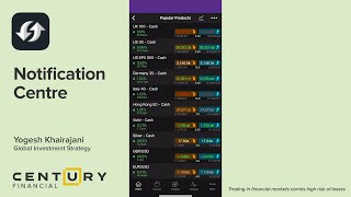 How to set notifications for instant market updates on your trading platforms? | Century Financial | screenshot 2