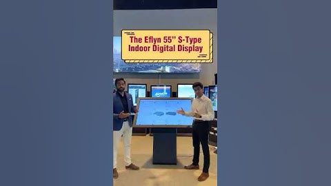 Exploring the 55” S-Type Horizontal Freestanding Kiosk!