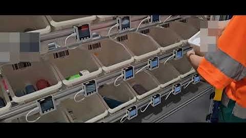 📦 Put-to-Light System in Action: Efficient Warehouse Order Processing! 🚀