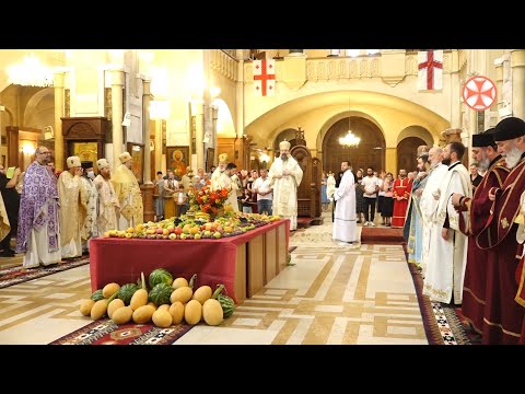 ფერისცვალების დღესასწაულთან დაკავშირებით საზეიმო წირვა სამების საპატრიარქო ტაძარში აღევლინა