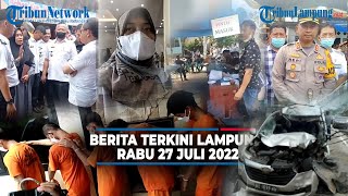 Avanza Hits Fuso Truck on Natar Toll Road, Two People Die, Latest News Lampung, Wednesday 27 July...