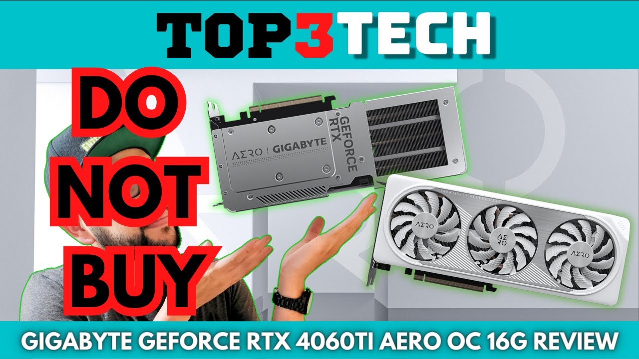 GIGABYTE GeForce RTX 4060 Ti AERO OC 16G Graphics Card, 3X WINDFORCE Fans,  16GB 128-bit GDDR6, GV-N406TAERO OC-16GD Video Card