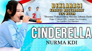 CINDERELLA NURMA KDI NEW DUTA ||  DEKLARASI PRABOWO - GIBRAN