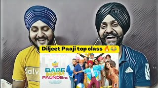 Babe Bhangra Paunde ne || Trailer || Diljeet Dosanjh || Reaction