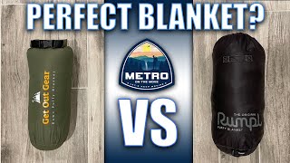 Rumpl vs Get Out Gear  Before You Buy, Watch This Video!  The Perfect Backpacking Blanket?