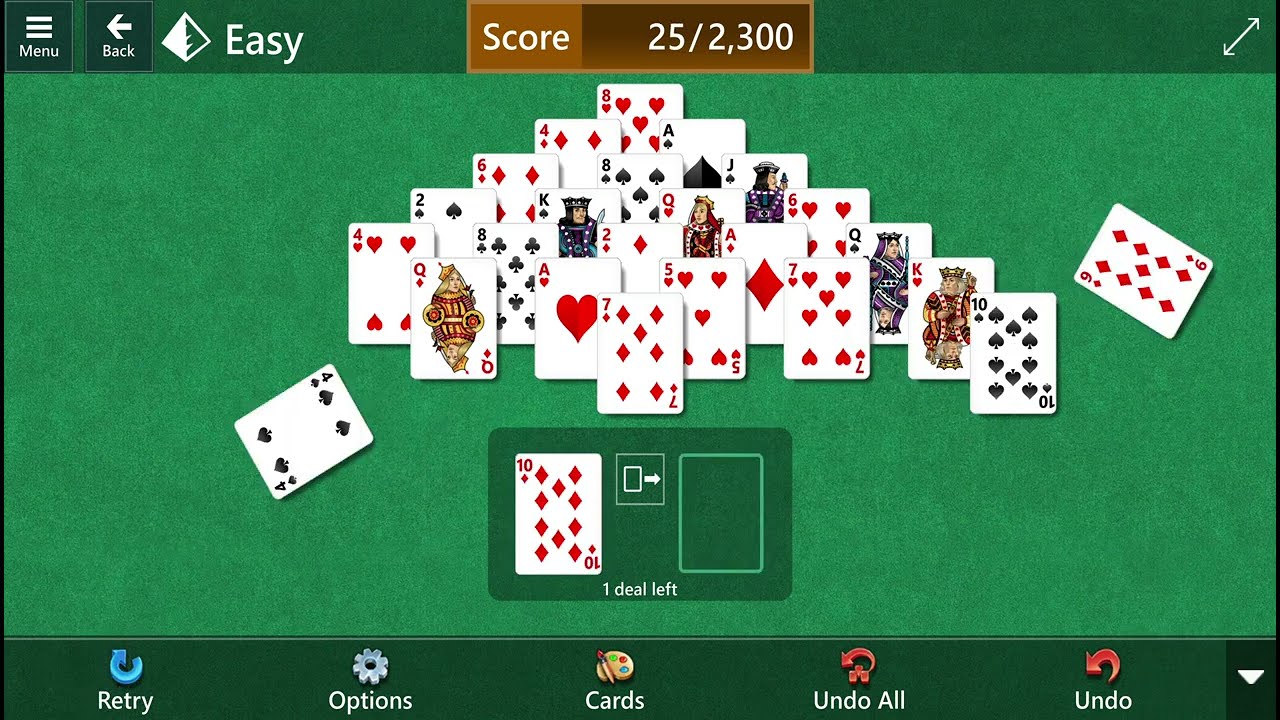 Microsoft Solitaire Collection: Pyramid - Easy - May 8, 2023 