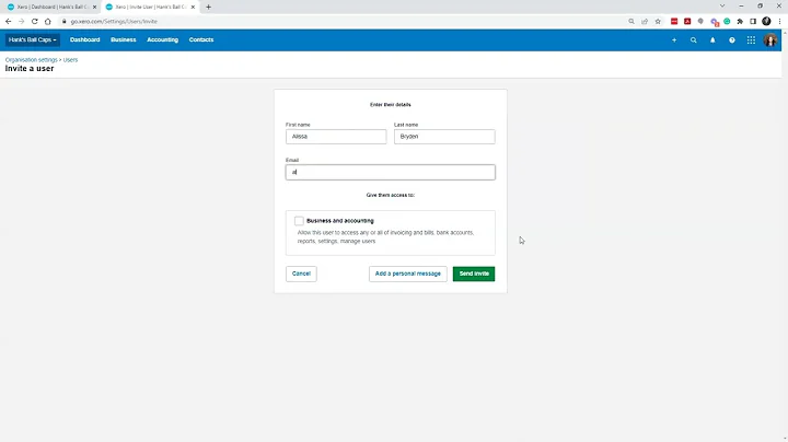 How to invite your accountant into Xero
