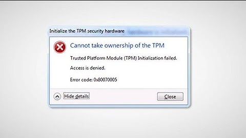 Easy Way to Fix Error Code 0X80070005